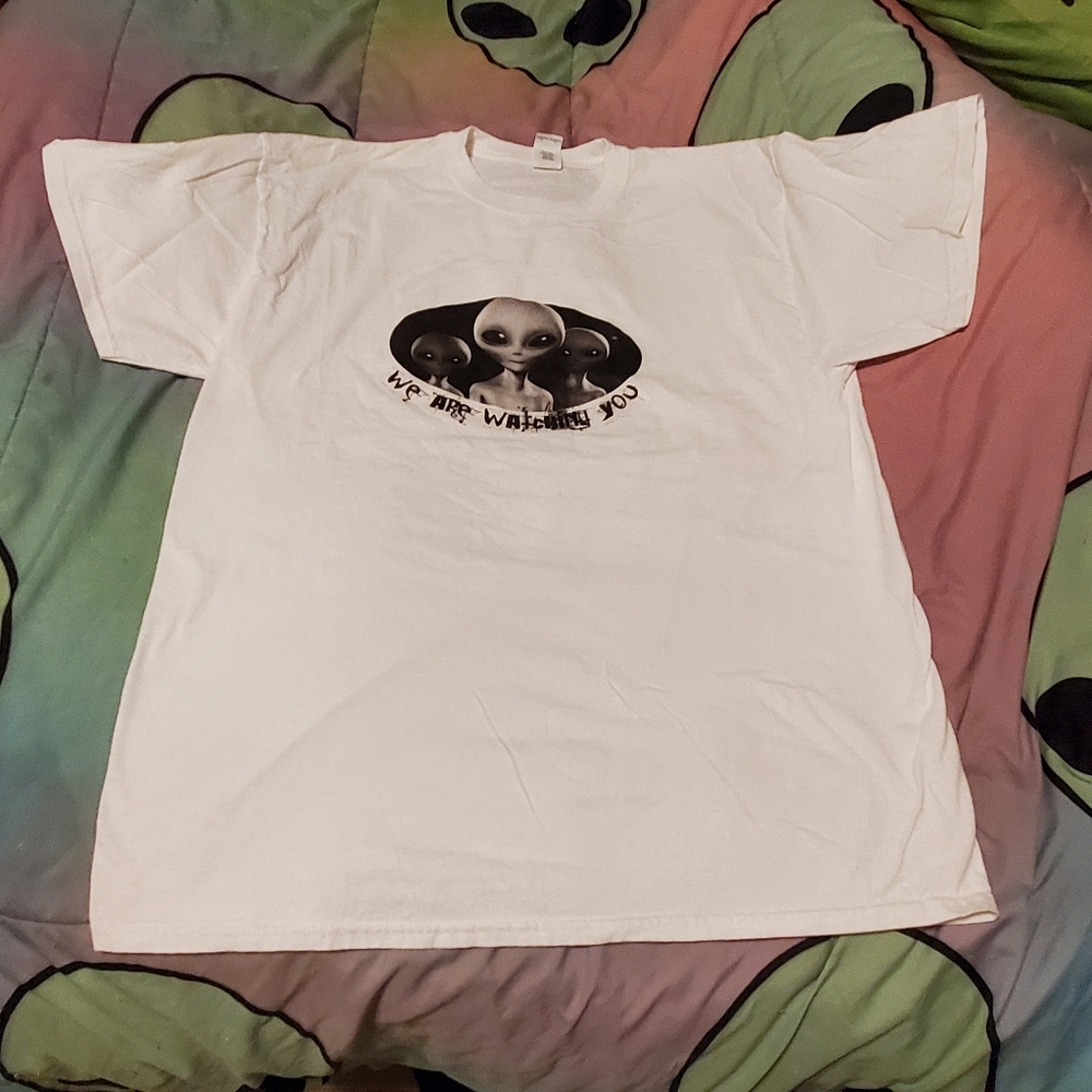 Hand made alien t shirt